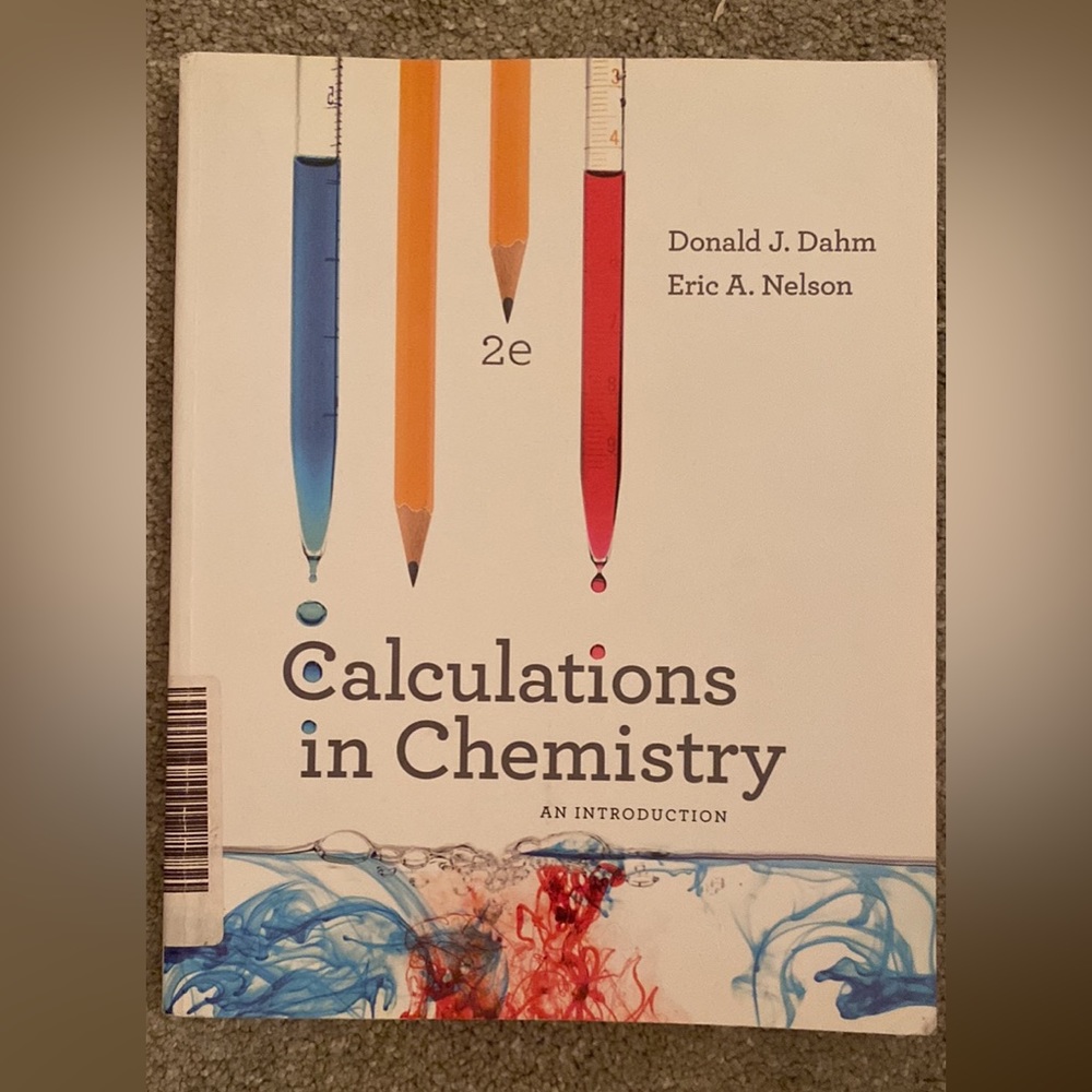 Calculations in Chemistry 2nd edition